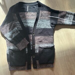 Free people XS color block cardigan size